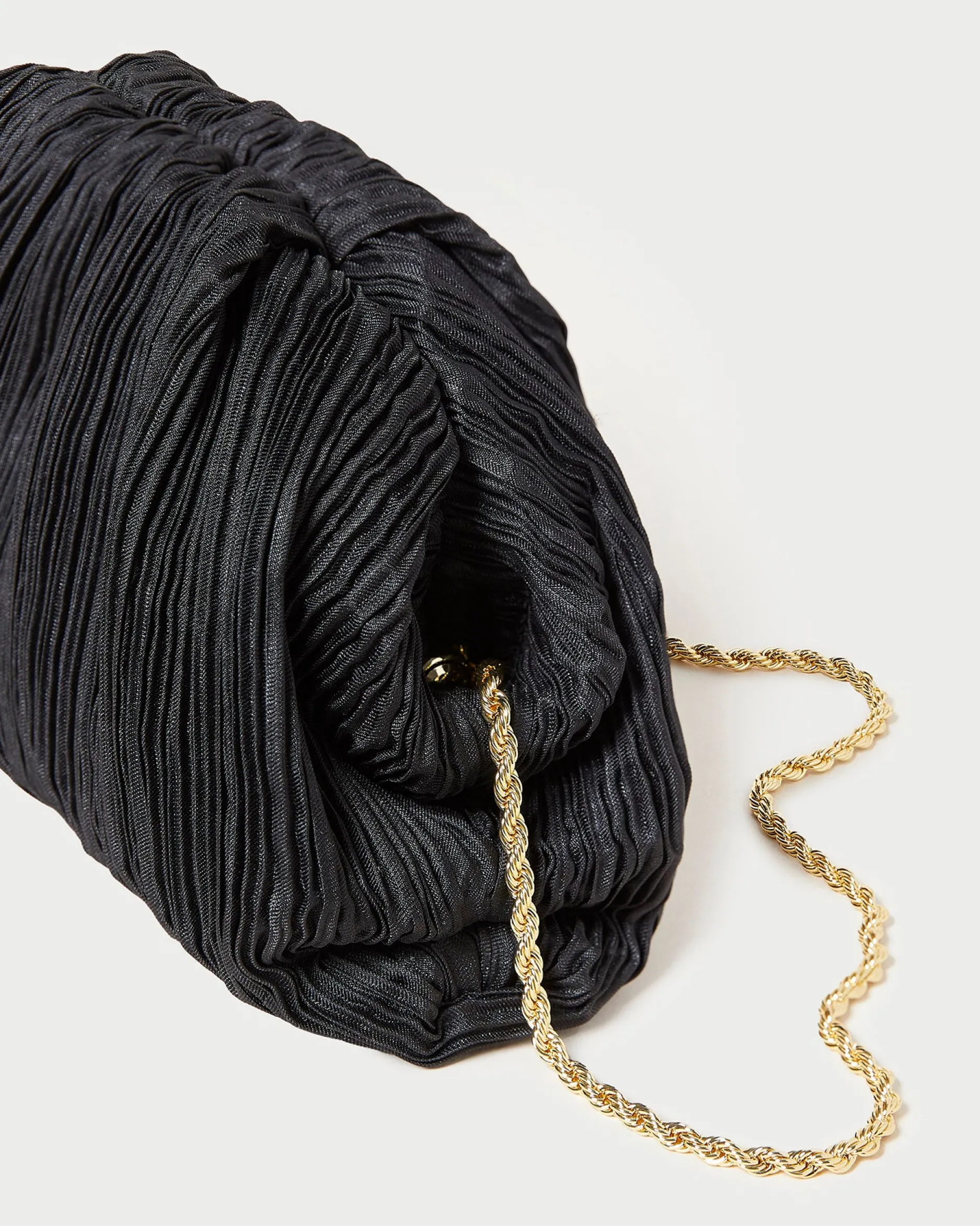 Loeffler Randall Bailey Blue Floral Pleated Clutch