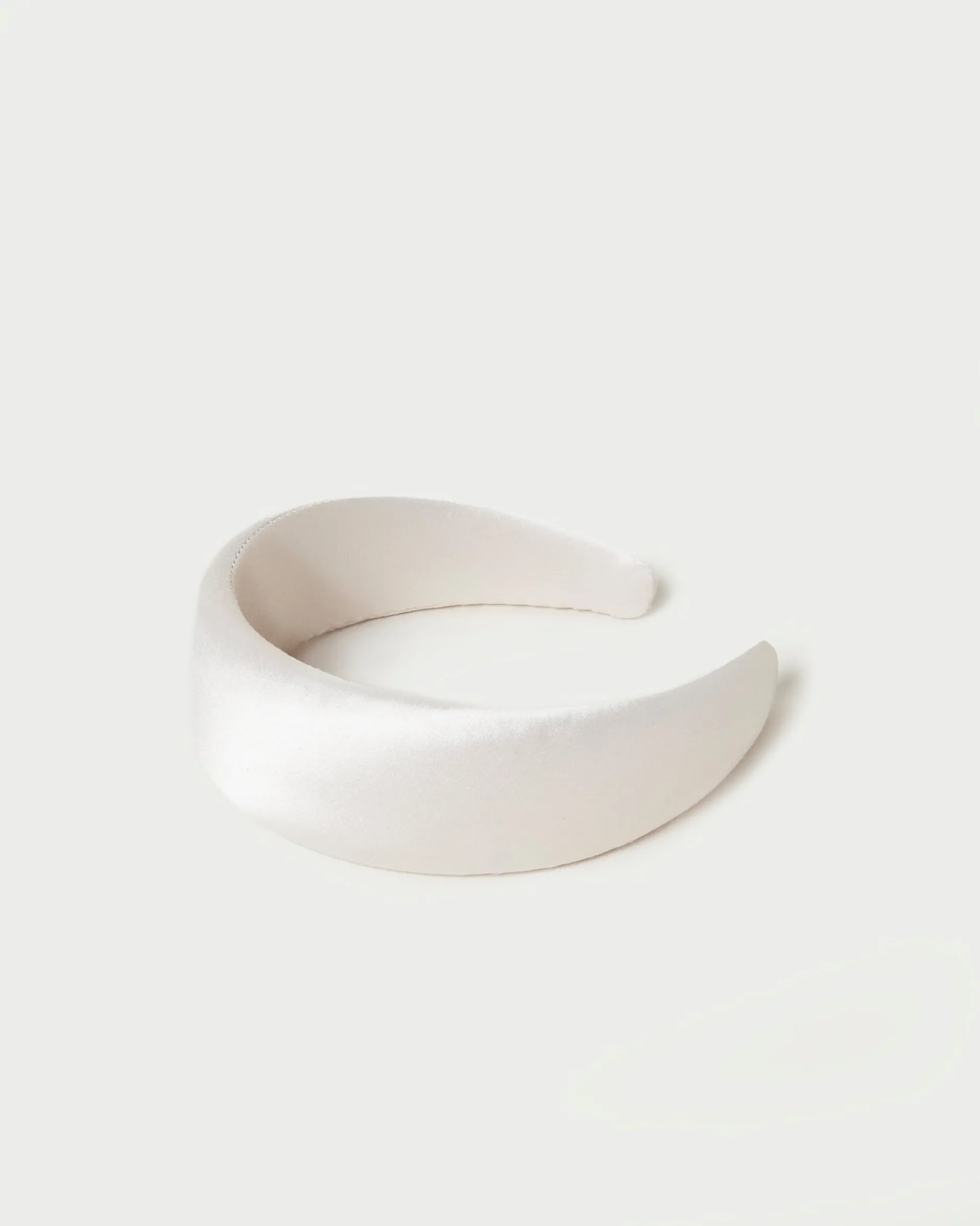 Loeffler Randall Bellamy Natural/Crystal Puffy Headband