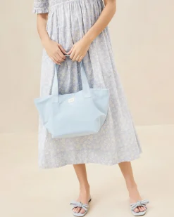 Loeffler Randall Ellis Green Stripe Packable Tote