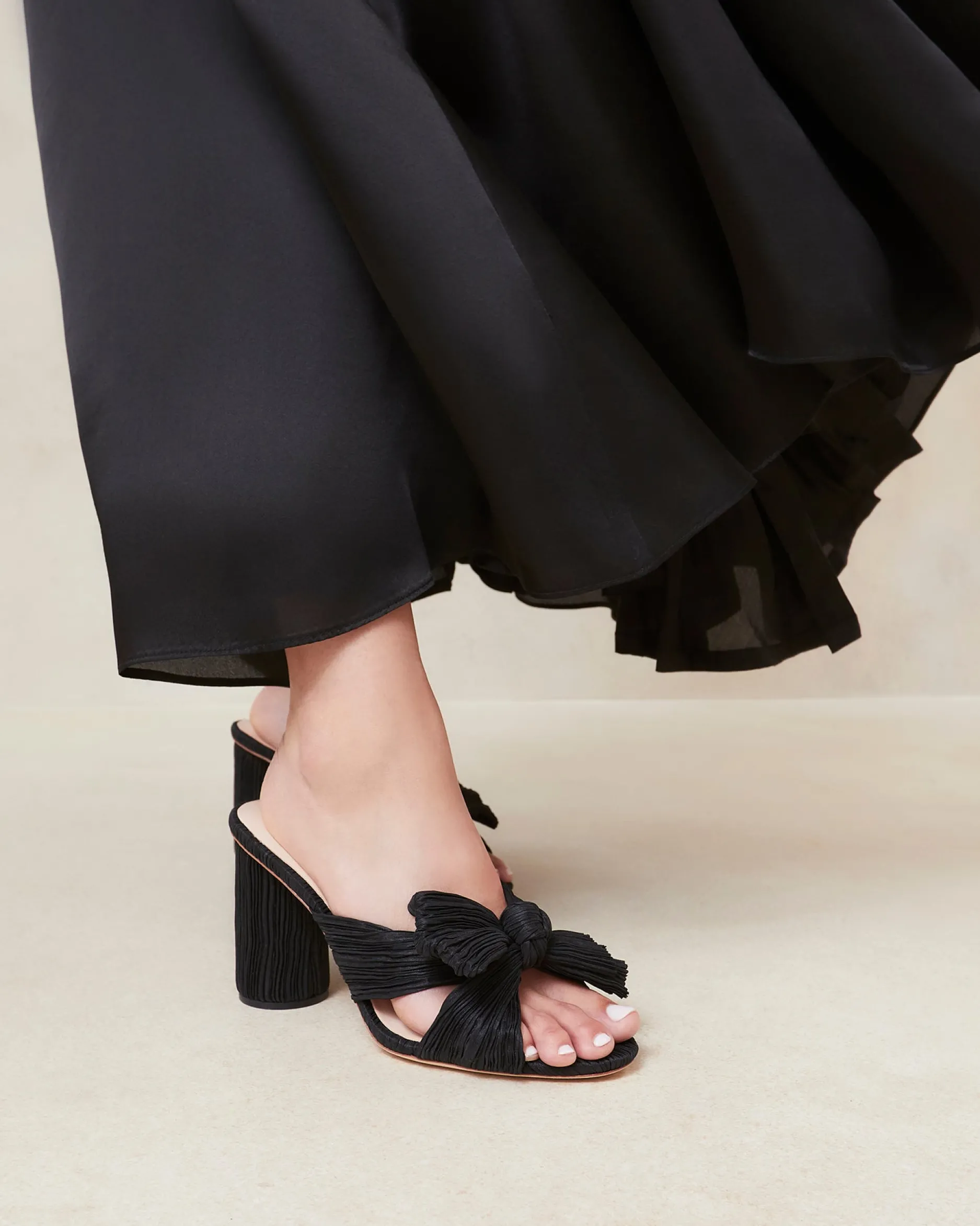 Loeffler Randall Penny Pleated Bow Heel