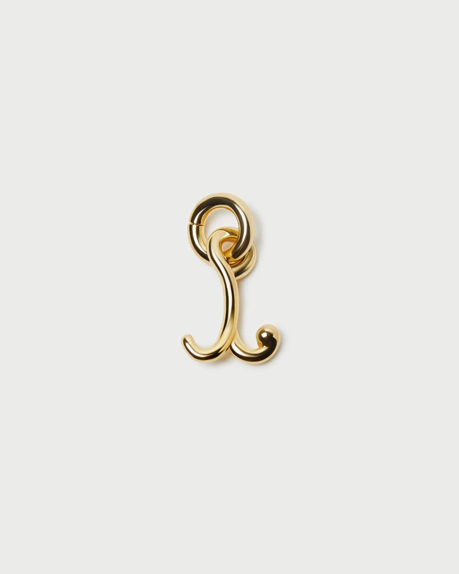Loeffler Randall Small Gold Letter "E" Charm
