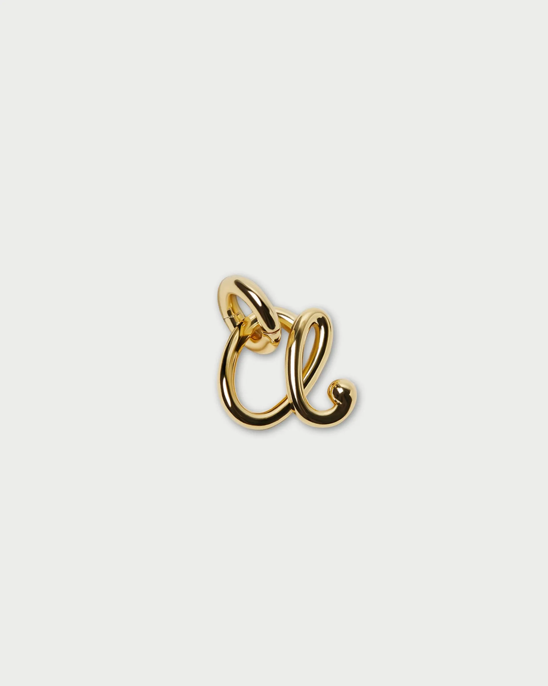 Loeffler Randall Small Gold Letter "T" Charm