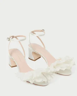Loeffler Randall Aria Pearl Organza Heeled Sandal