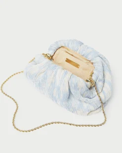 Loeffler Randall Bailey Natural/Crystal Dome Clutch
