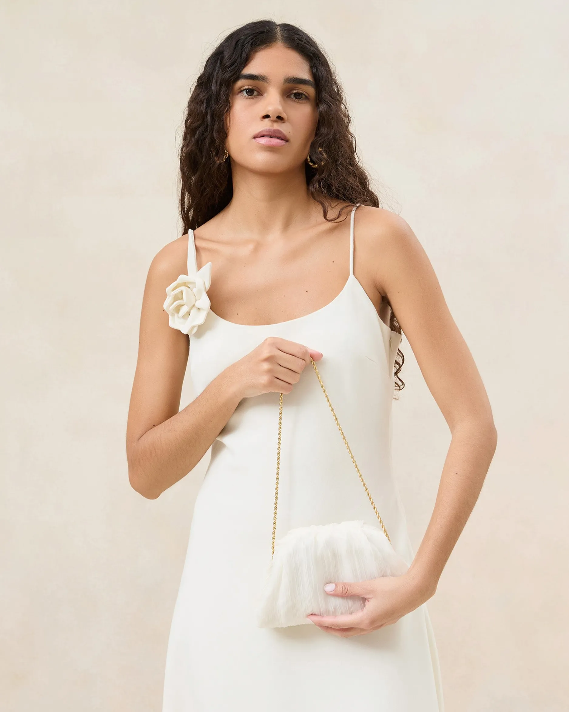 Loeffler Randall Bailey Pleated Dome Clutch