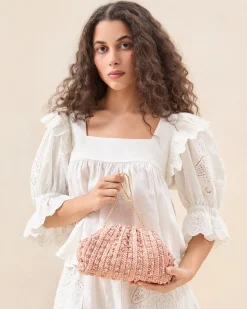 Loeffler Randall Bailey Pleated Dome Clutch