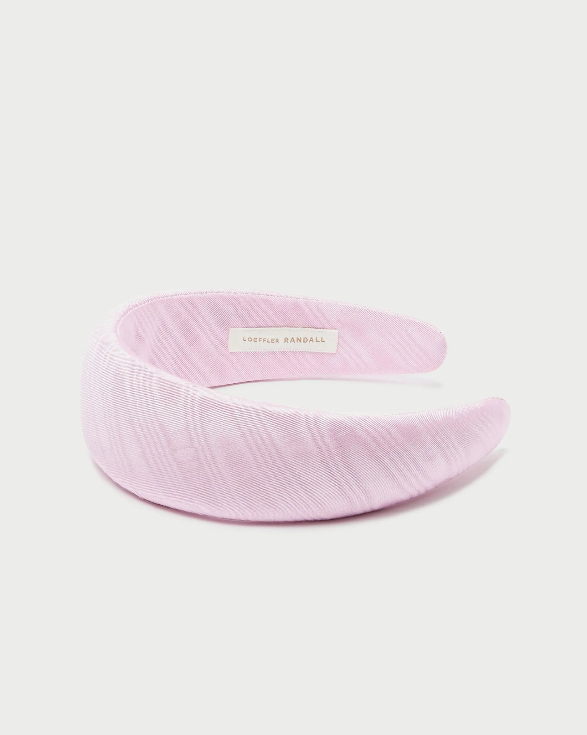 Loeffler Randall Bellamy Blue Satin Puffy Headband