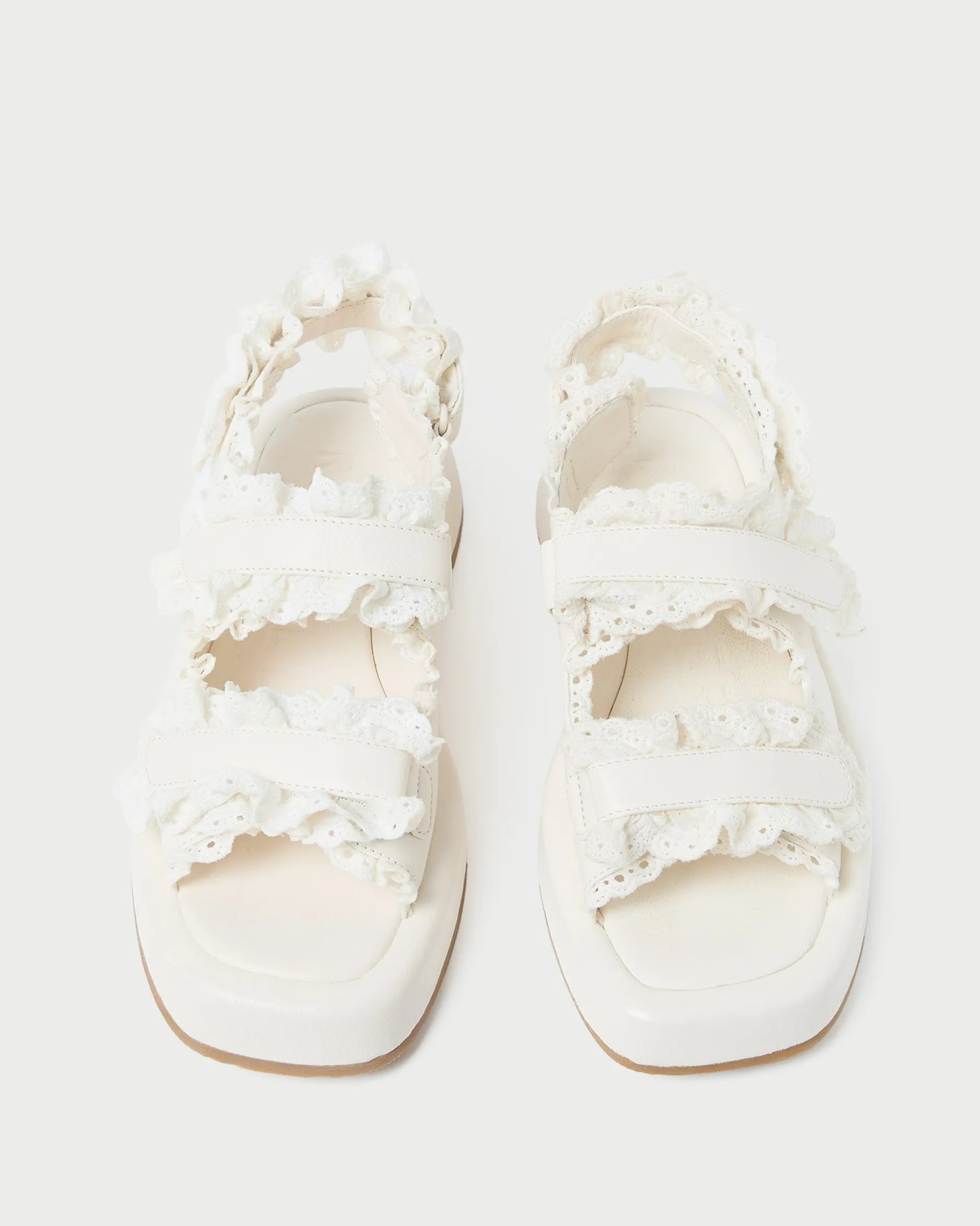 Loeffler Randall Blaise Leather Platform Sandal