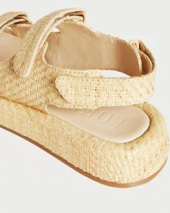Loeffler Randall Blaise Leather Platform Sandal