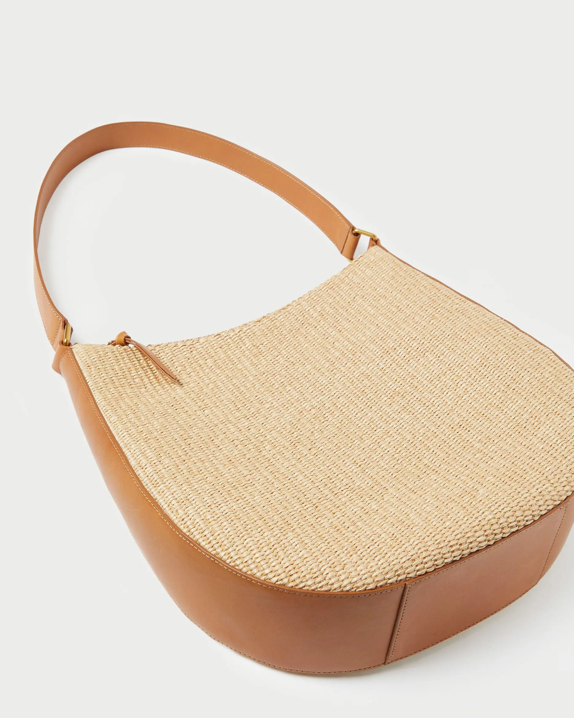 Loeffler Randall Bowen Natural Straw Hobo