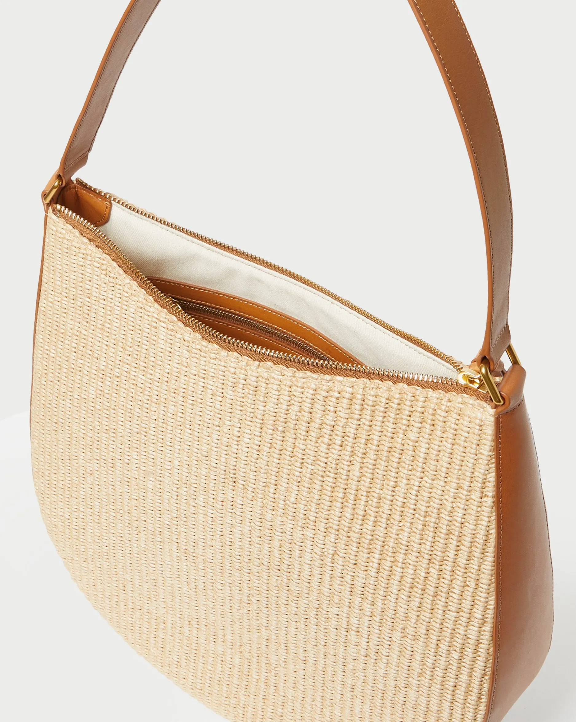 Loeffler Randall Bowen Natural Straw Hobo