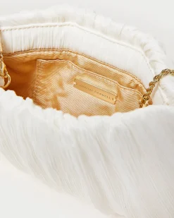 Loeffler Randall Brit Lamé Pleated Clutch