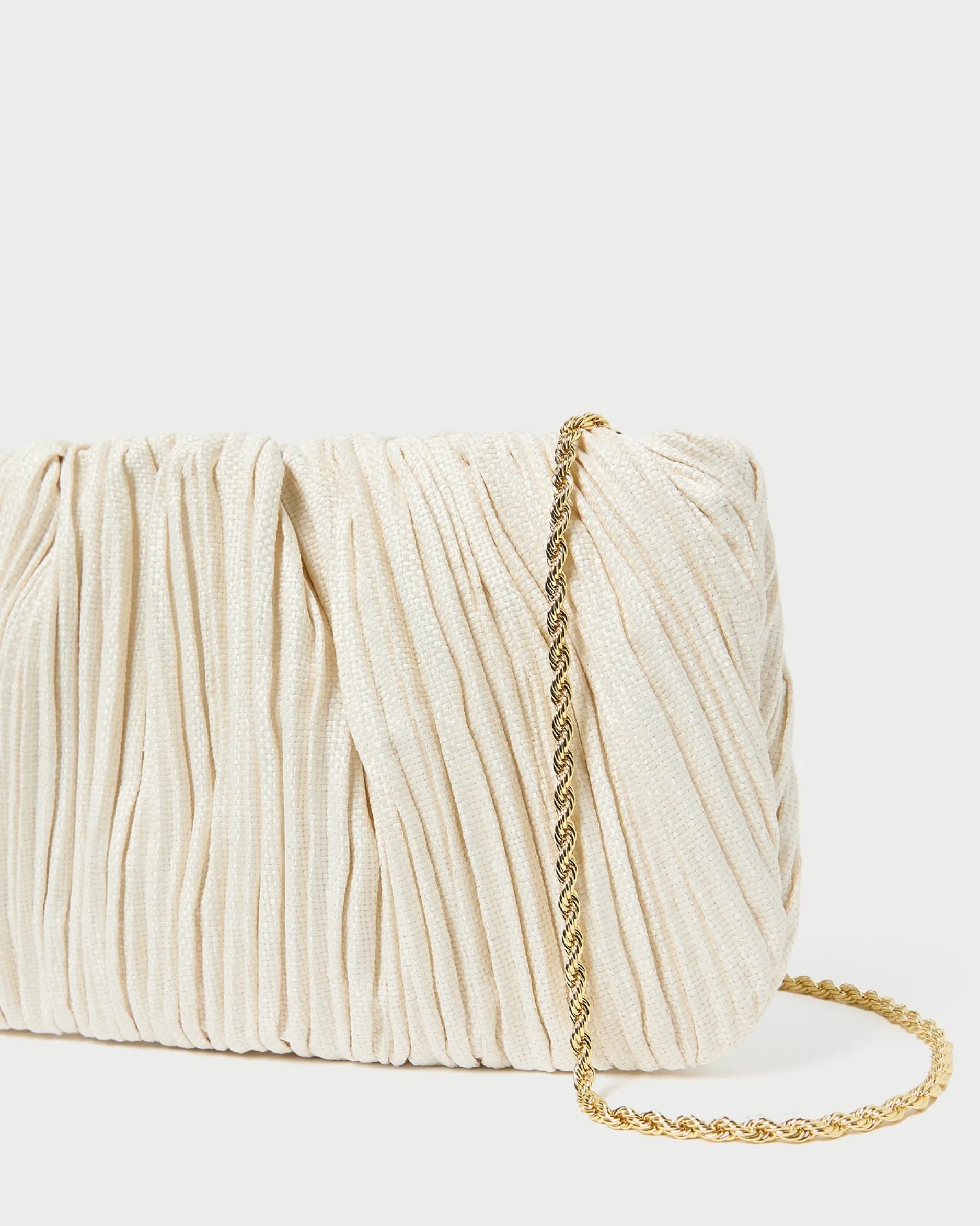 Loeffler Randall Brit Flat Pleated Clutch
