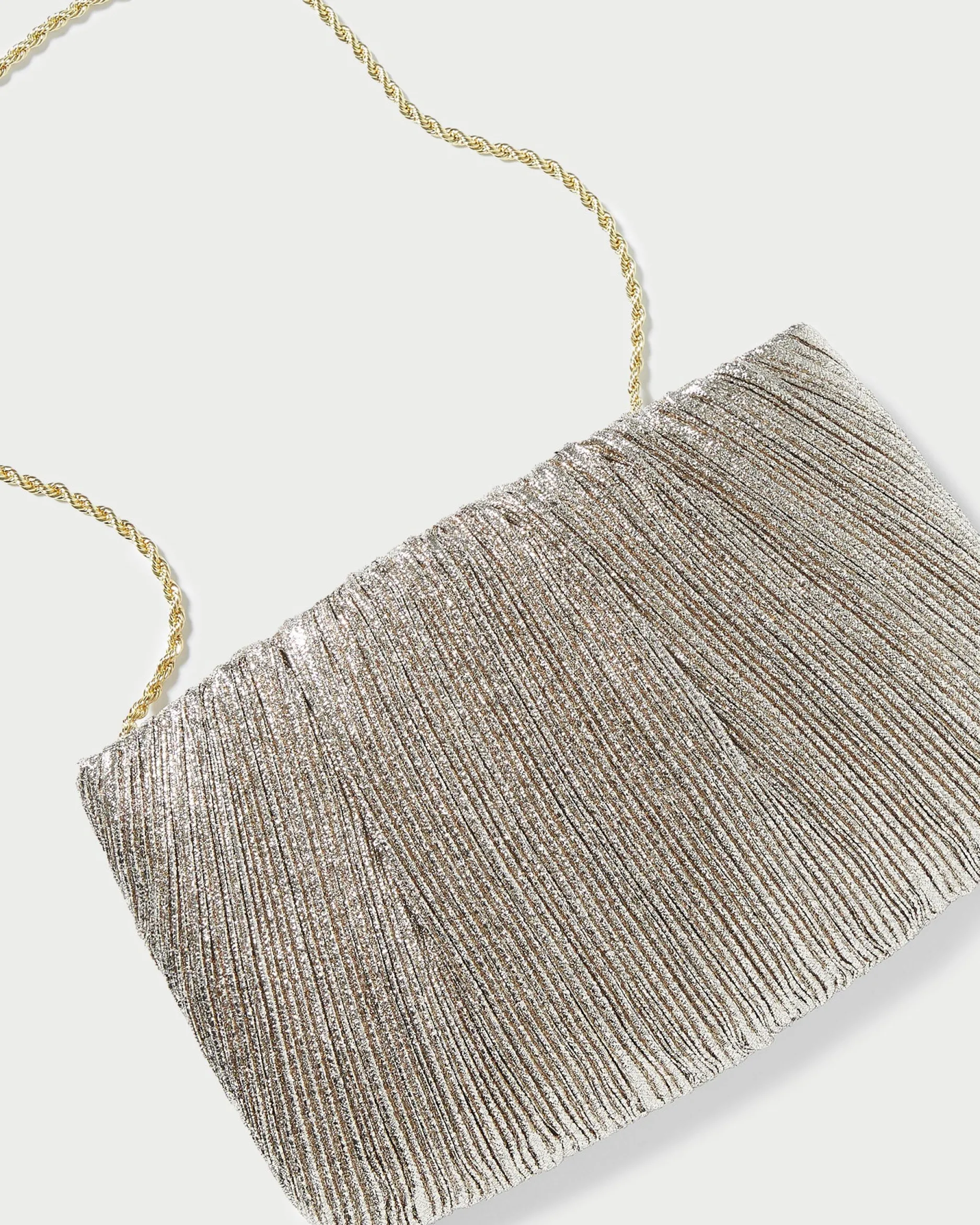 Loeffler Randall Brit Flat Pleated Clutch