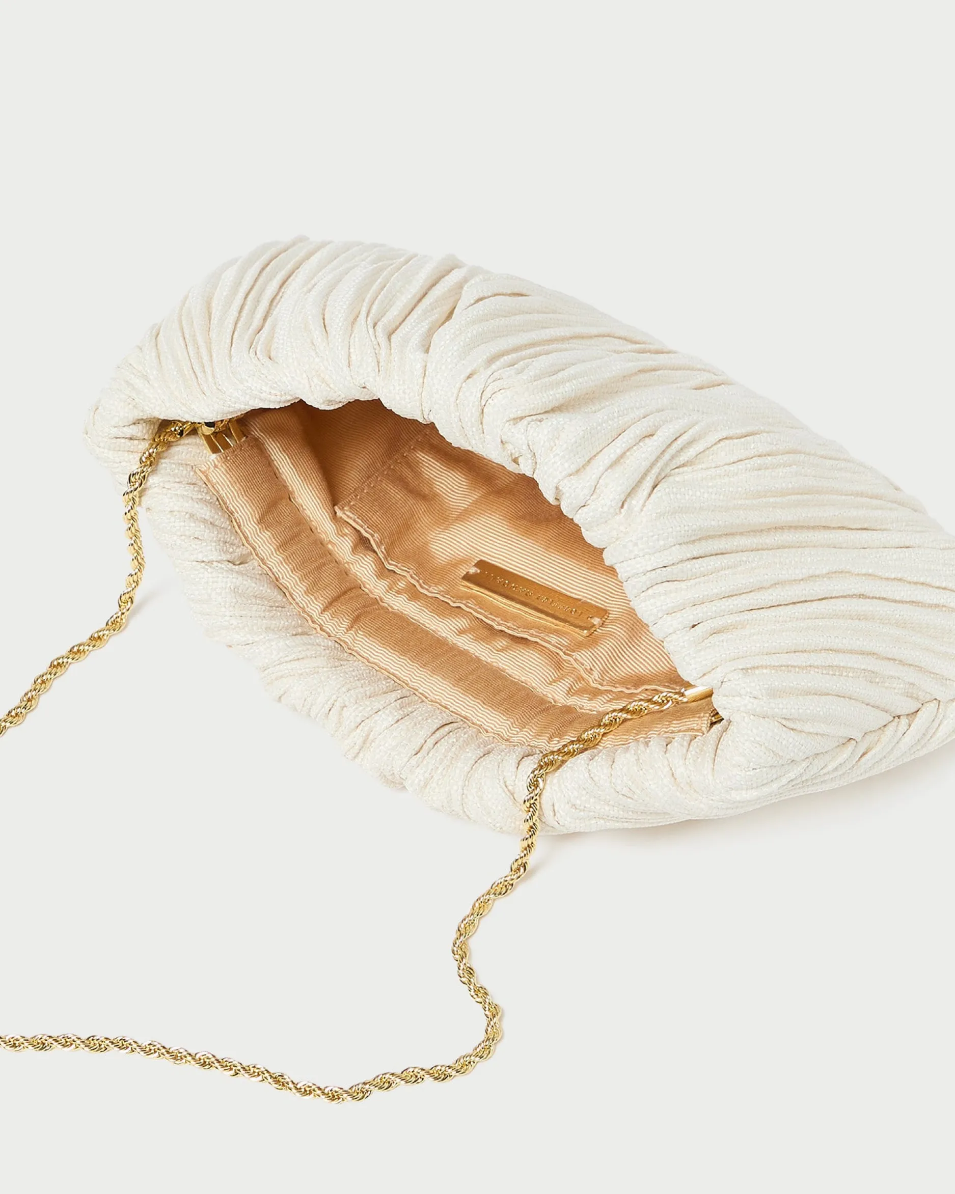 Loeffler Randall Brit Flat Pleated Clutch