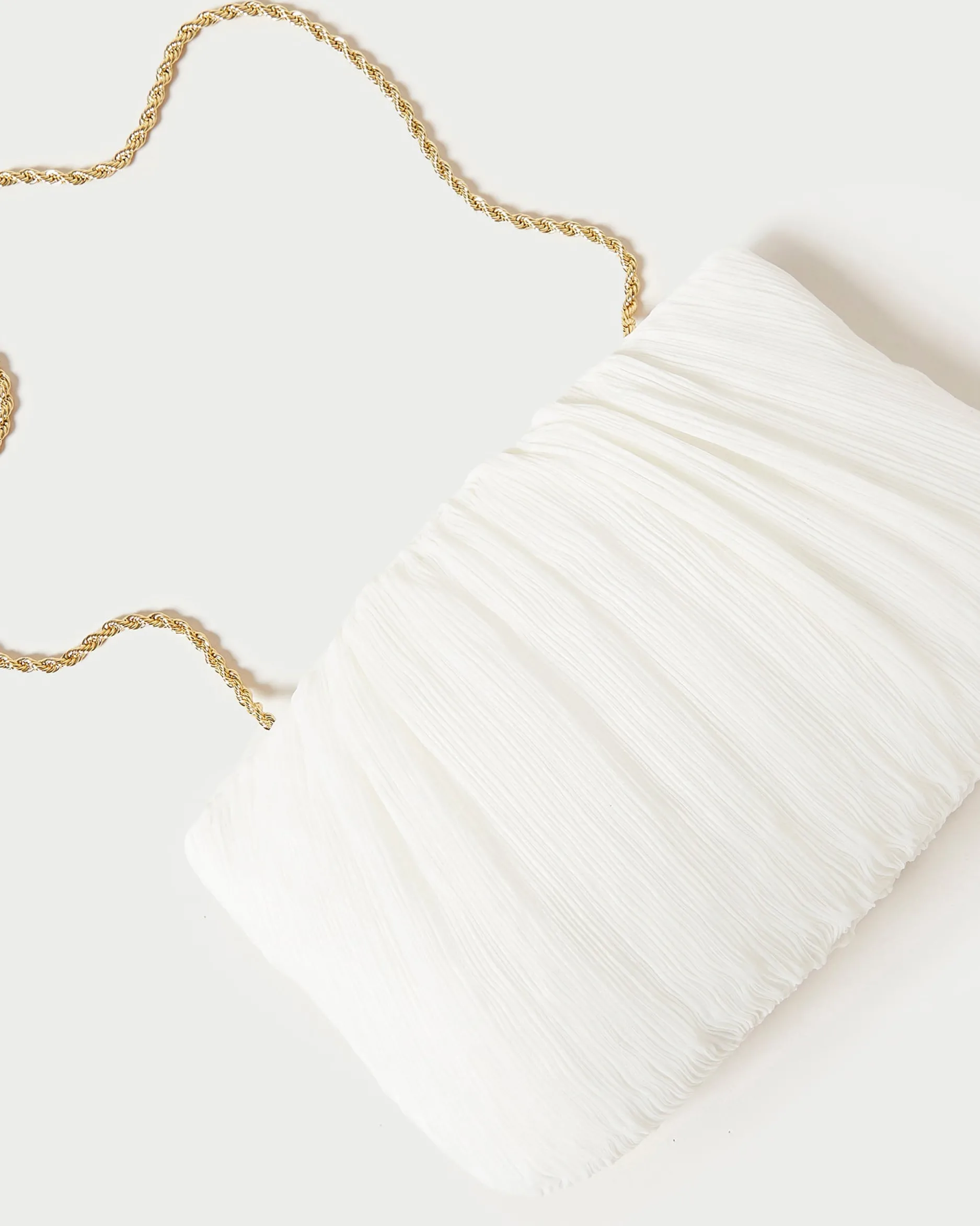 Loeffler Randall Brit Flat Pleated Clutch