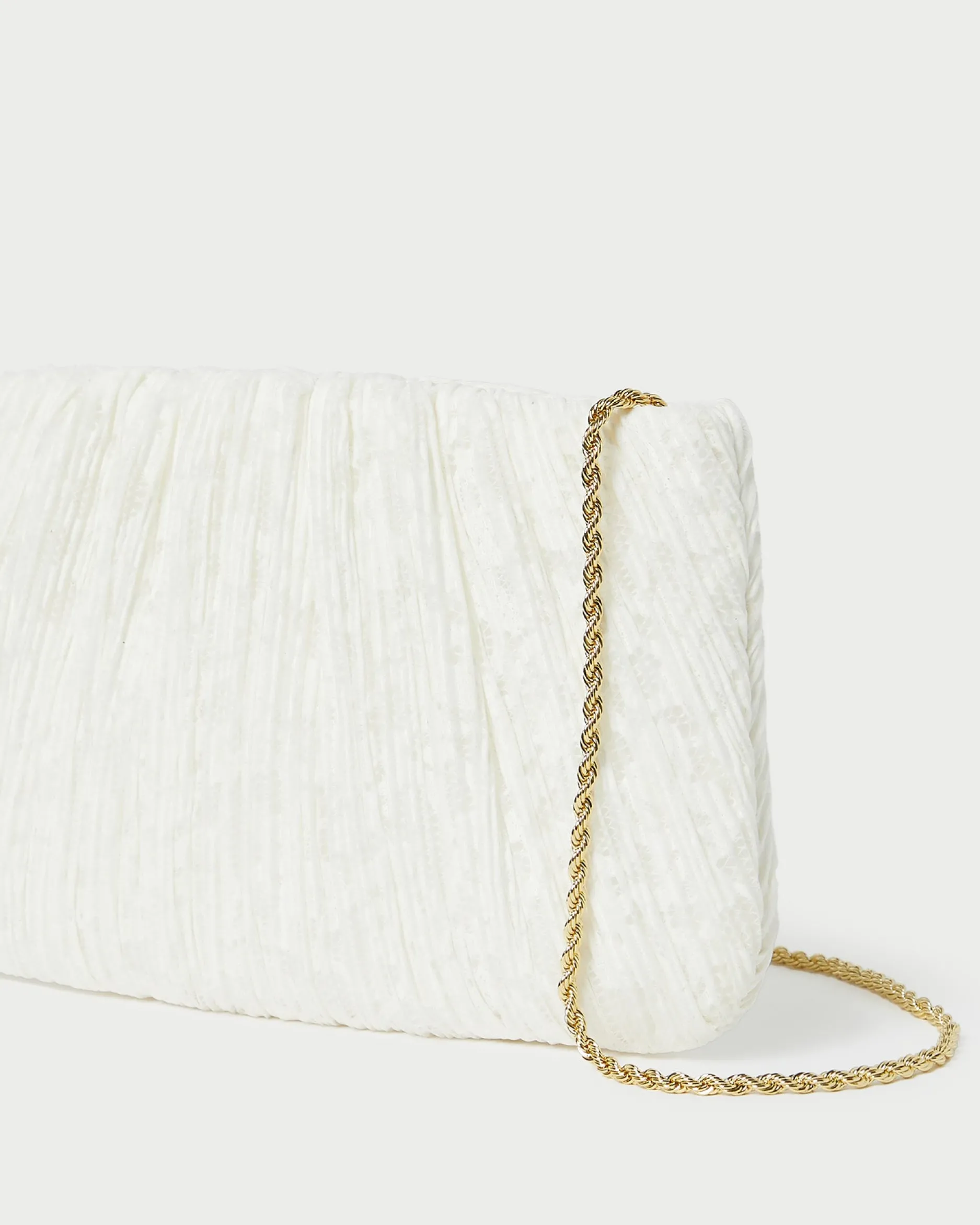 Loeffler Randall Brit Flat Pleated Clutch