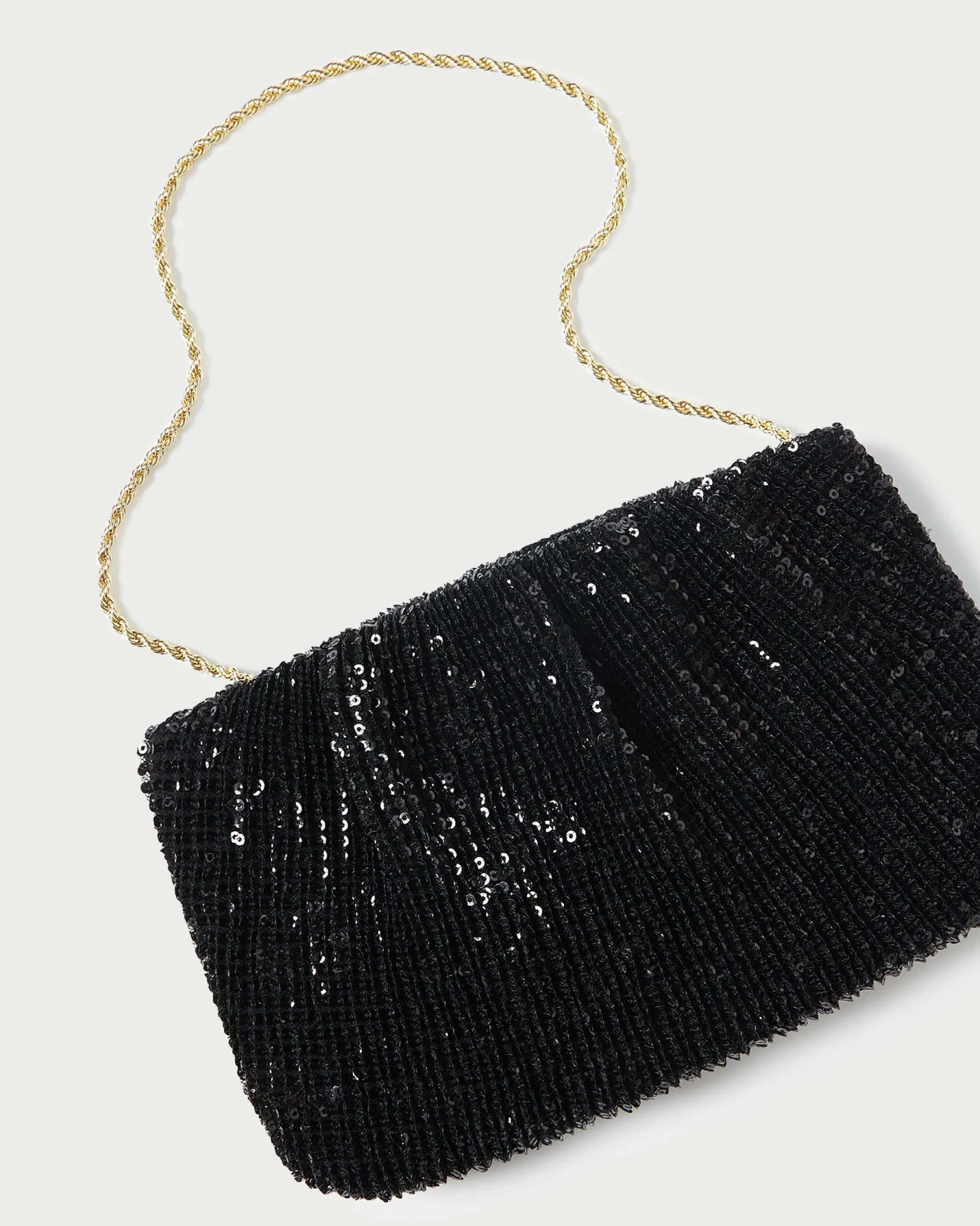 Loeffler Randall Brit Flat Pleated Clutch