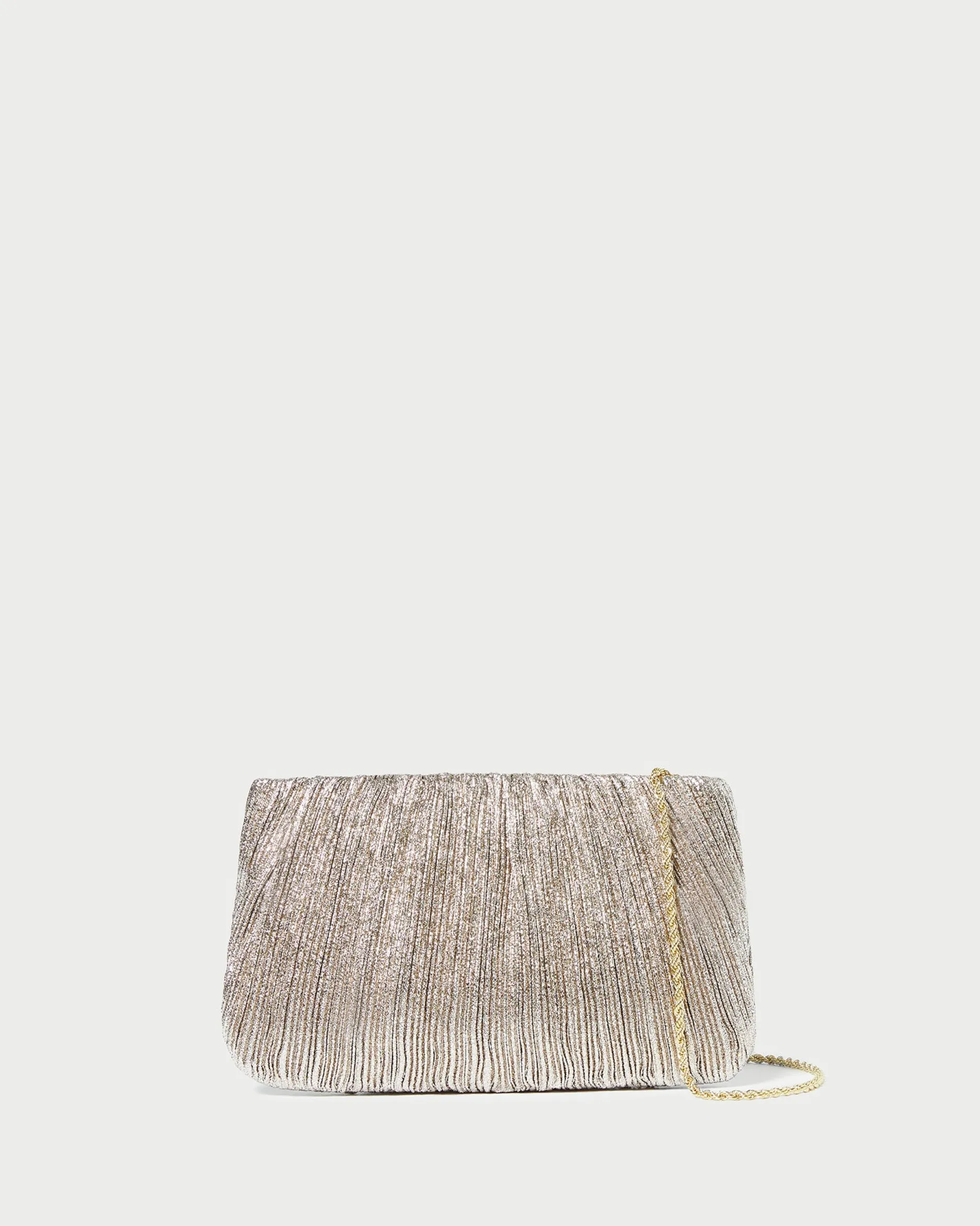 Loeffler Randall Brit White Lace Flat Clutch