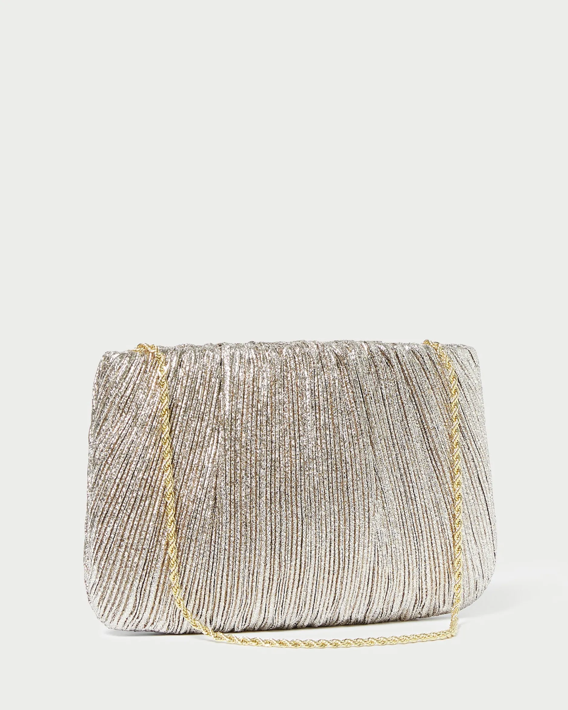 Loeffler Randall Brit White Lace Flat Clutch