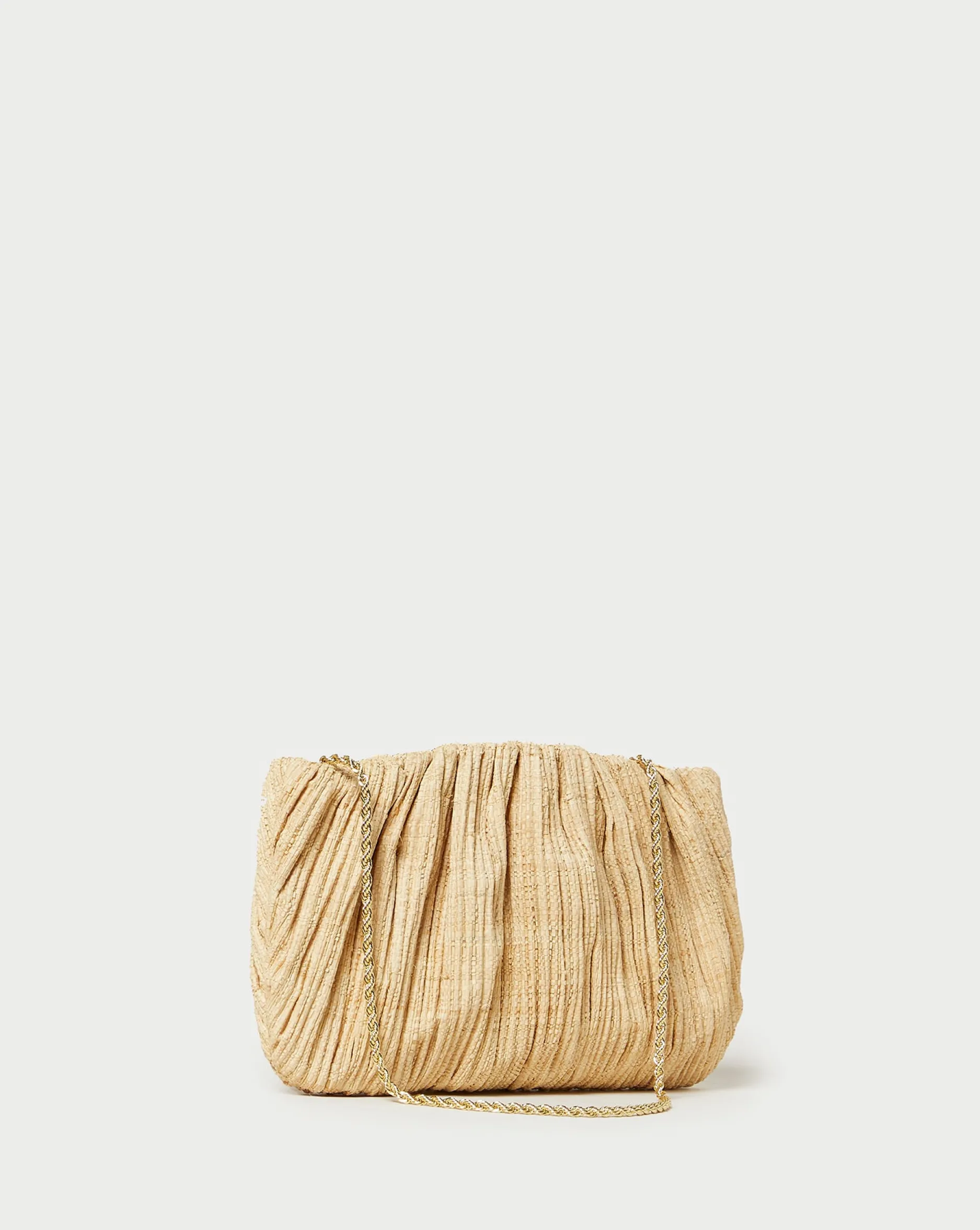Loeffler Randall Brit White Lace Flat Clutch