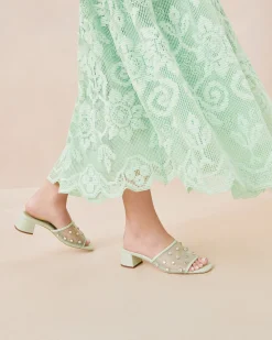 Loeffler Randall Brooke /Crystal Mesh Mule