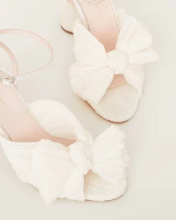 Loeffler Randall Camellia Pleated Bow Heel