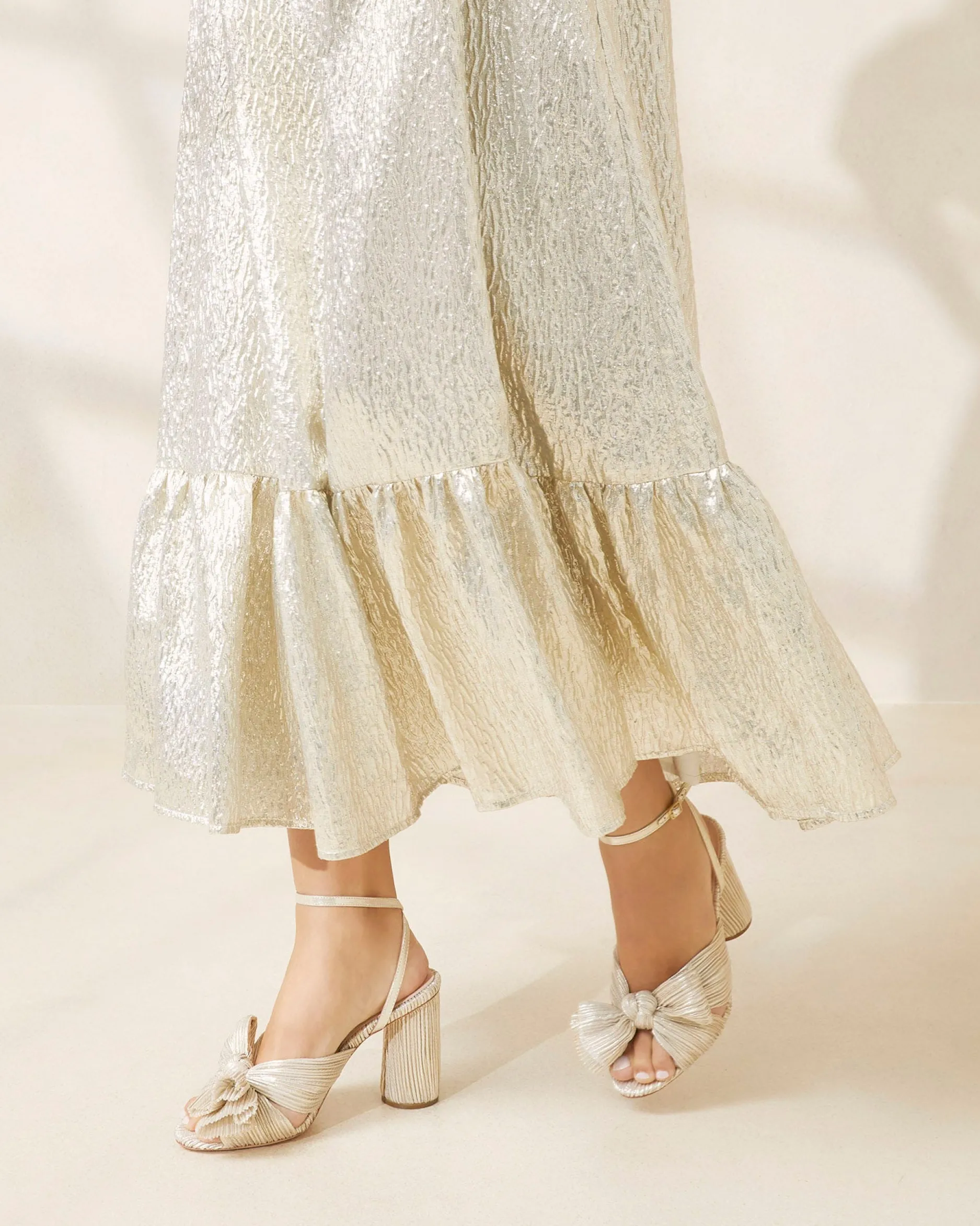 Loeffler Randall Camellia Pleated Bow Heel