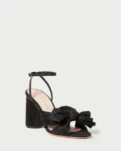 Loeffler Randall Camellia Blue Floral Bow Heel