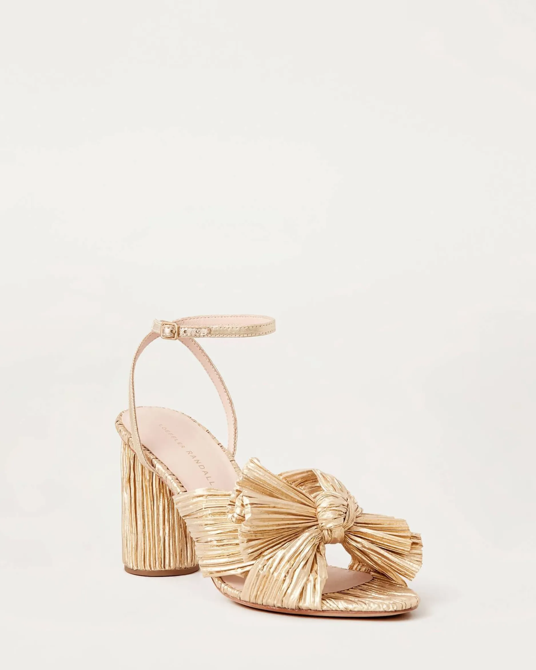 Loeffler Randall Camellia Blue Floral Bow Heel