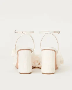 Loeffler Randall Camellia Blue Floral Bow Heel