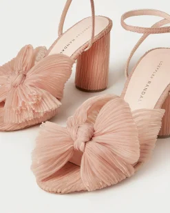 Loeffler Randall Camellia Blue Floral Bow Heel