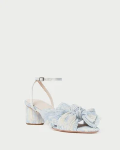 Loeffler Randall Dahlia Black Pleated Bow Heel