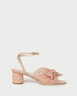 Loeffler Randall Dahlia Black Pleated Bow Heel