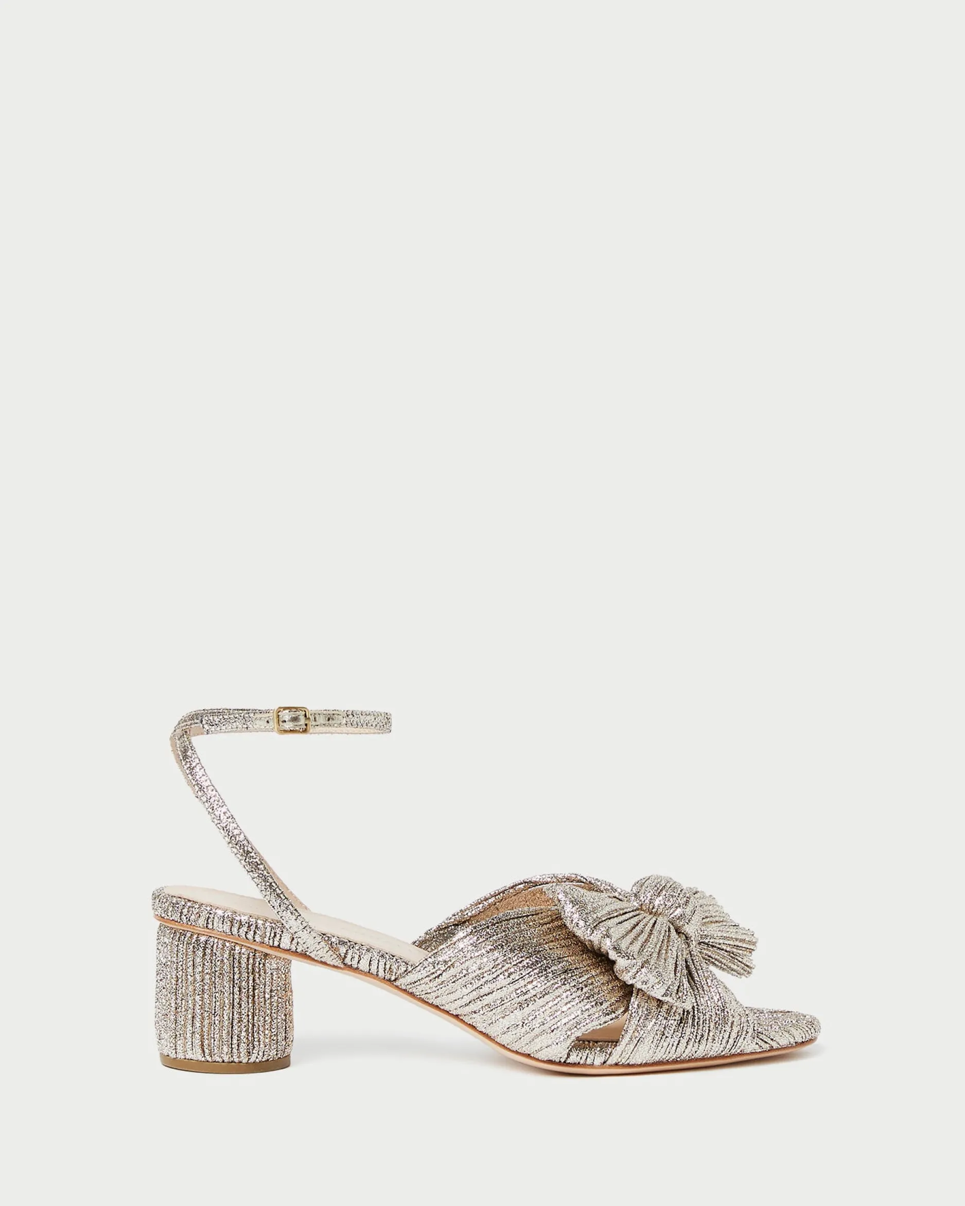 Loeffler Randall Dahlia Blue Floral Bow Heel