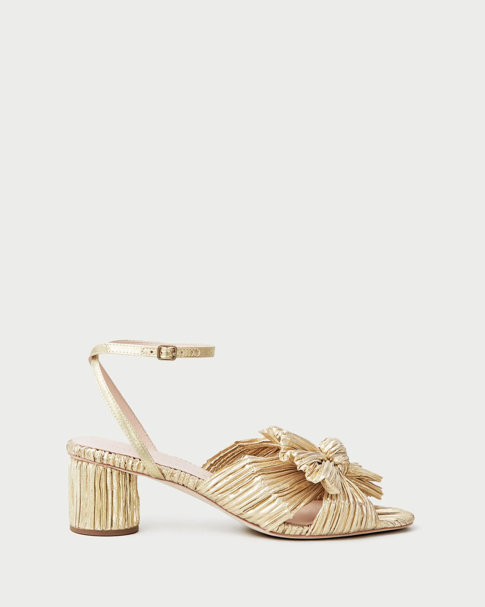 Loeffler Randall Dahlia Blue Floral Bow Heel