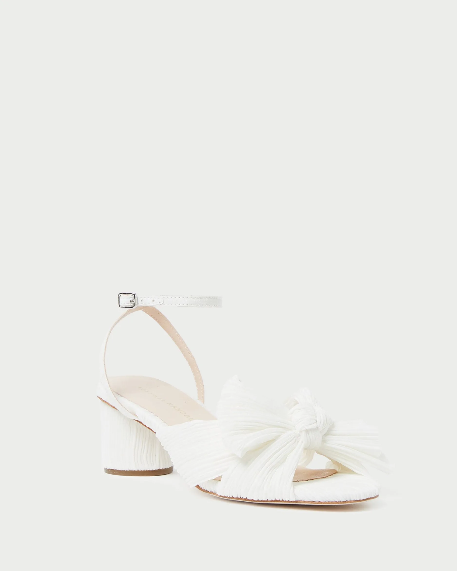 Loeffler Randall Dahlia Blue Floral Bow Heel