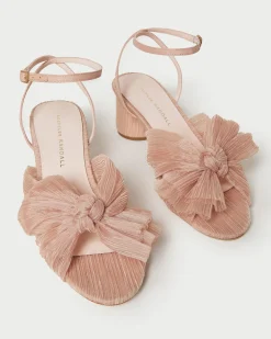 Loeffler Randall Dahlia Blue Floral Bow Heel