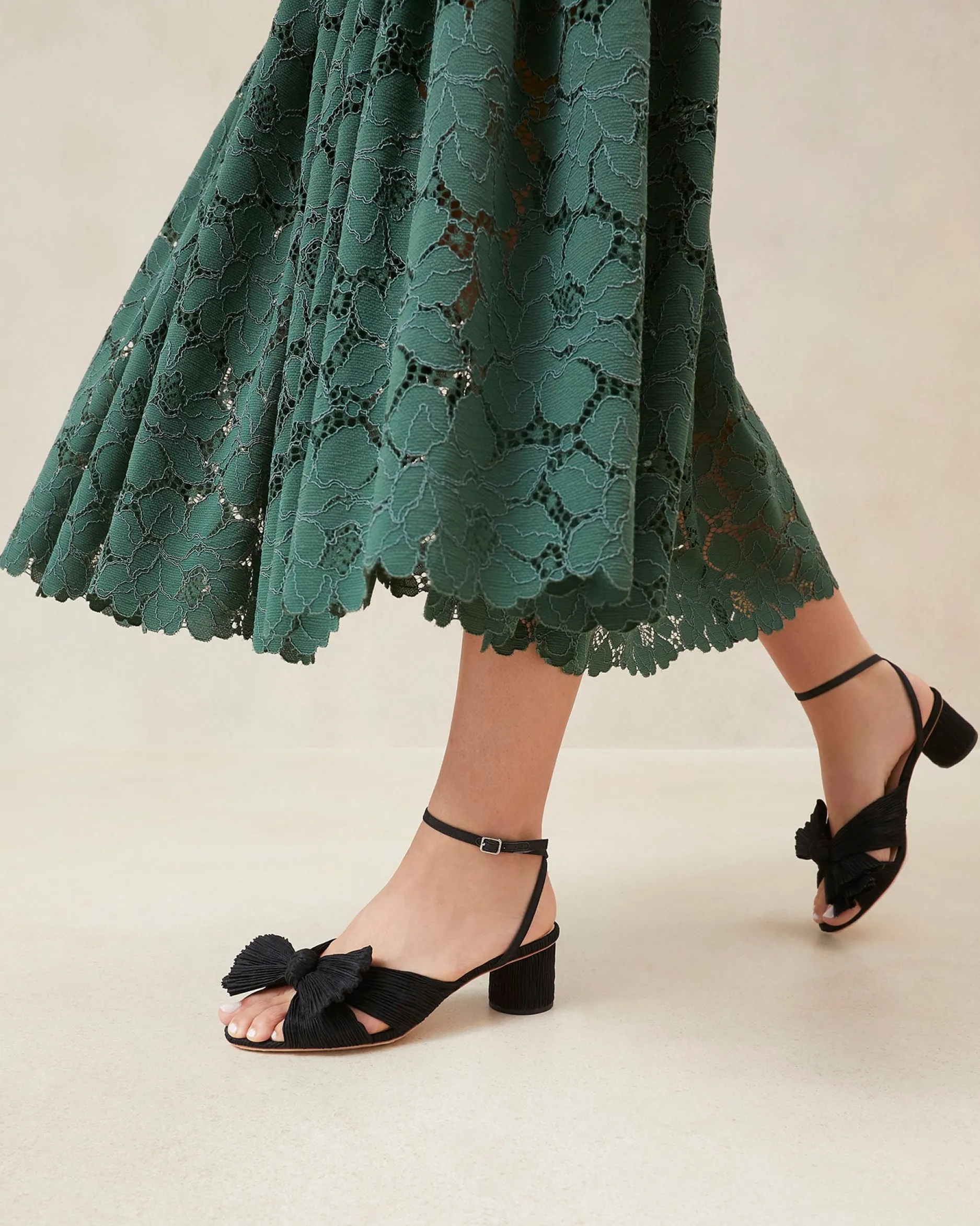 Loeffler Randall Dahlia Pleated Bow Heel