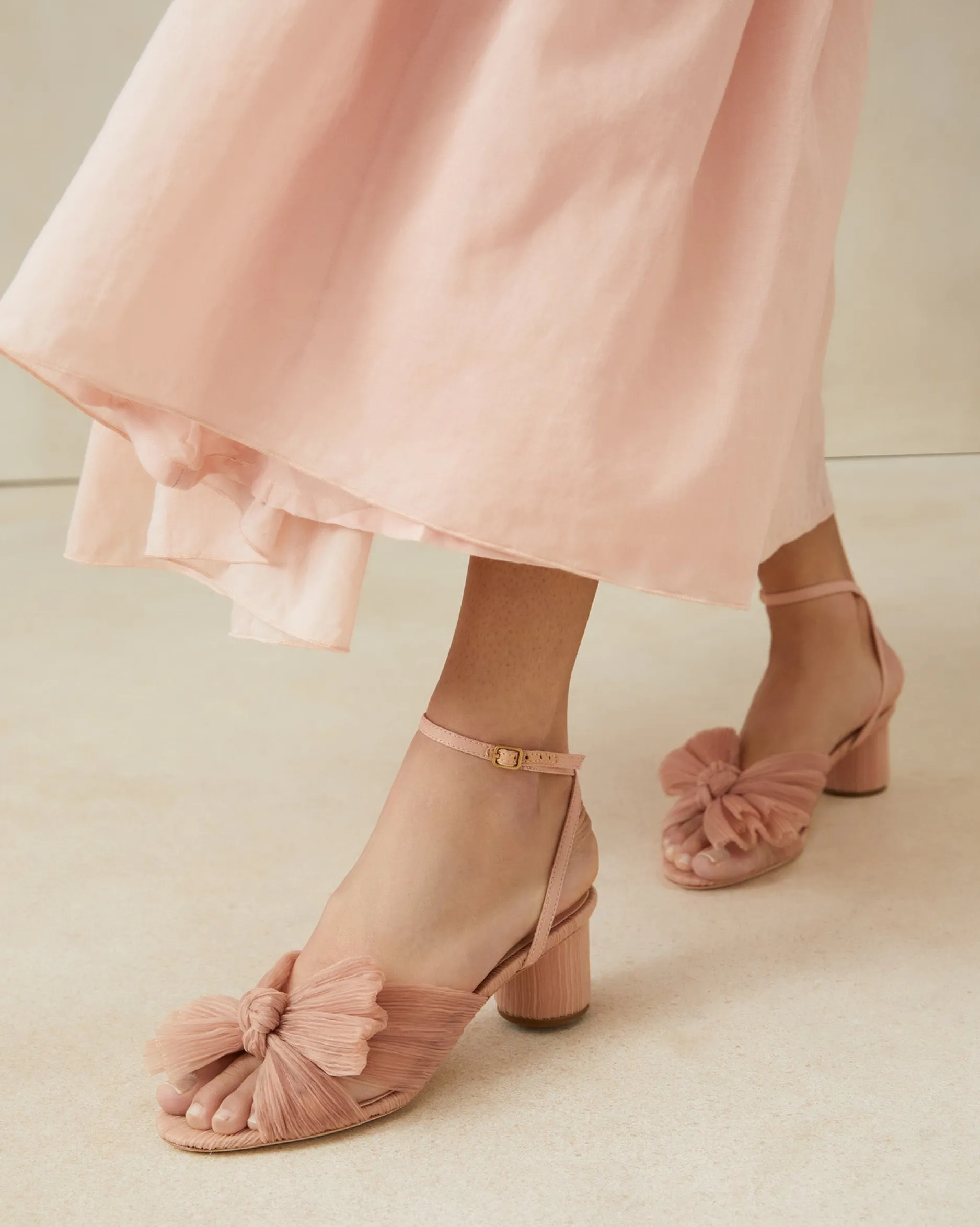 Loeffler Randall Dahlia Pleated Bow Heel