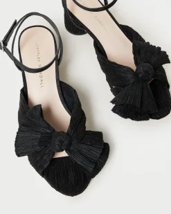 Loeffler Randall Dahlia Pearl Pleated Bow Heel