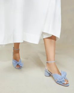 Loeffler Randall Dahlia Pearl Pleated Bow Heel