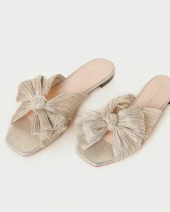 Loeffler Randall Daphne Pleated Bow Slide