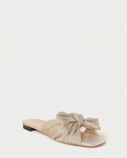 Loeffler Randall Daphne Pleated Bow Slide