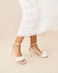 Loeffler Randall Elena Pearl Pleated Ruffle Sandal