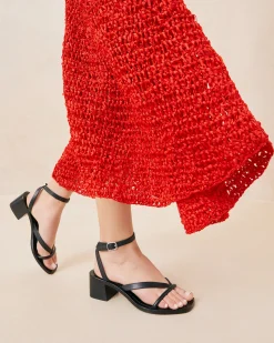 Loeffler Randall Eloise Leather Heeled Sandal