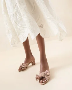 Loeffler Randall Emilia Pleated Bow Heel