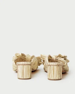 Loeffler Randall Emilia Pleated Bow Heel