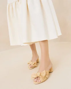 Loeffler Randall Emilia Pleated Bow Heel