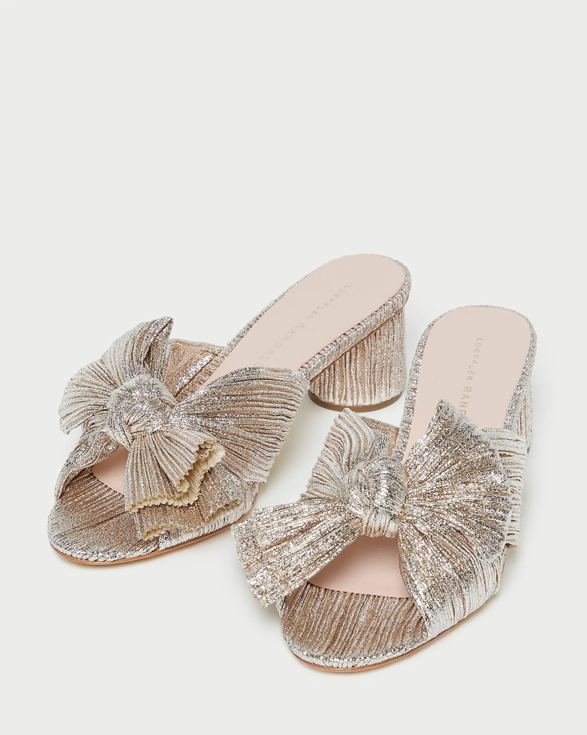 Loeffler Randall Emilia Pleated Bow Heel